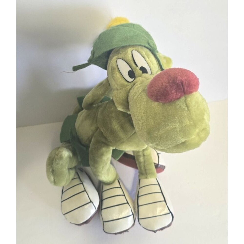 Vintage 18" Looney Tunes Marvin The Martian Space Dog Plush